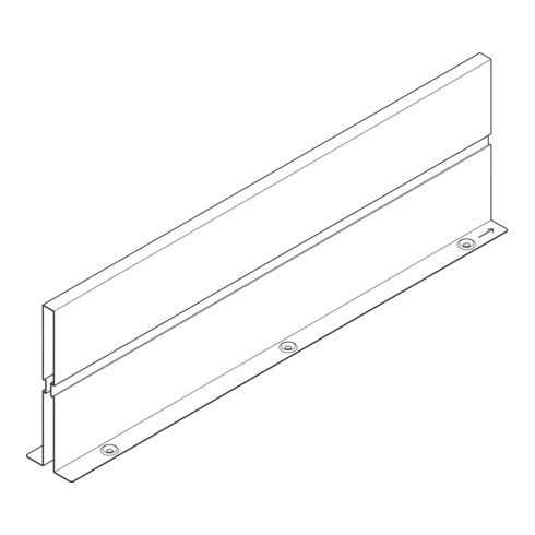 Blum Zwischenwand ORGA-LINE für TANDEMBOX intivo/antaro
