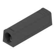Blum Plaque d'adaptation TIP-ON pour portes droites (20/17 mm) Terraschwarz-1