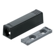 Blum Plaque d'adaptation TIP-ON pour portes droites (20/17 mm) Terraschwarz-3
