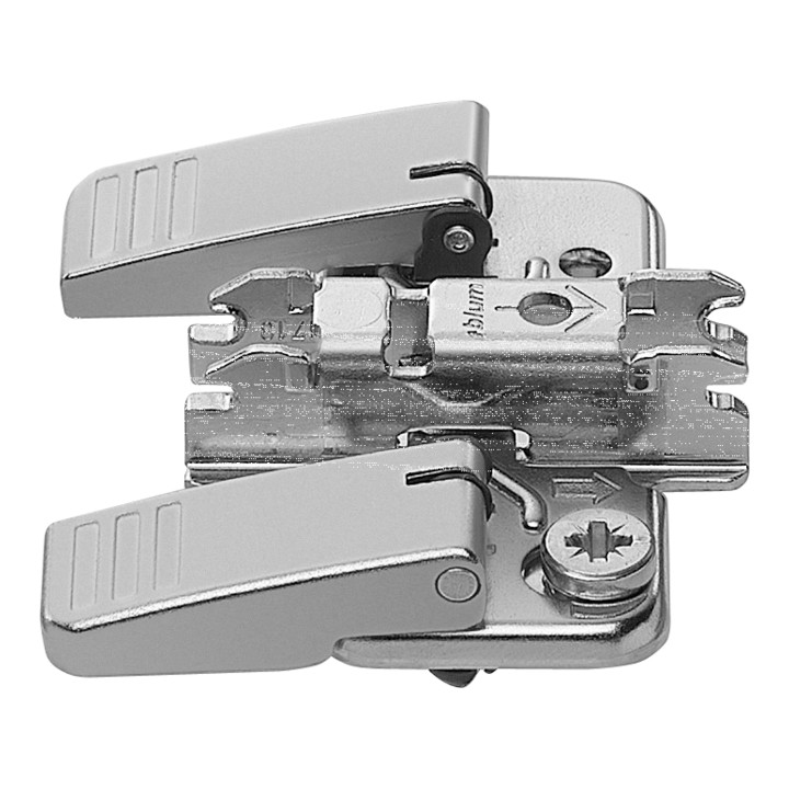 Blum Plaque de montage CLIP croix 3 mm acier INSERTA HV excentrique emballage industriel