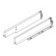 Blum Spülenzarge TANDEMBOX Höhe M (83 mm) Nennlänge 500 mm links/rechts Weiß-alu/Staubgrau-1