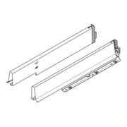 Blum Spülenzarge TANDEMBOX Höhe M (83 mm) Nennlänge 500 mm links/rechts Weiß-alu/Staubgrau-1