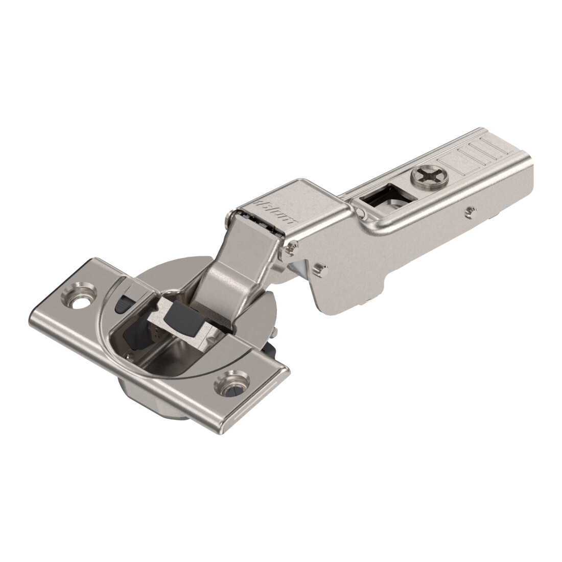 Blum Standardscharnier CLIP top BLUMOTION 110° Mittelanschlag Topf Schrauben Vernickelt Handelsverpackung