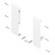 Blum Support frontal TANDEMBOX hauteur D pour tiroir à l'anglaise avec tringle simple gauche/droite pour TANDEMBOX antaro blanc soie-1
