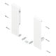 Blum Support frontal TANDEMBOX Hauteur D pour tiroir intérieur avec 1 seule rampe gauche/droite pour TANDEMBOX antaro blanc soie-1