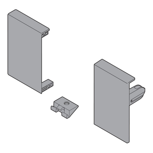 Blum Support frontal TANDEMBOX hauteur M pour tiroir à l'anglaise gauche/droite pour TANDEMBOX antaro blanc soie