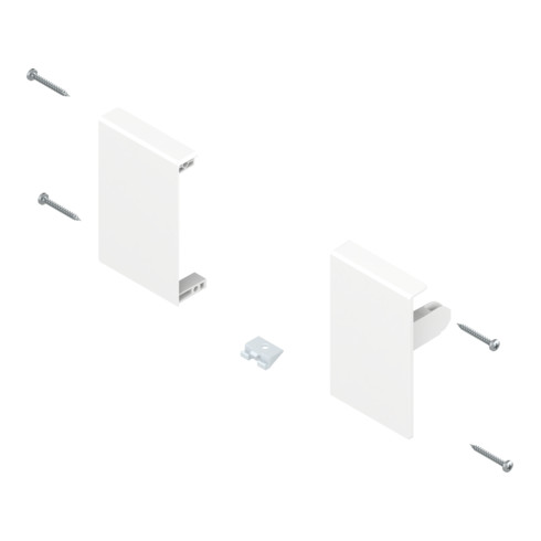 Blum Support frontal TANDEMBOX hauteur M pour tiroir à l'anglaise gauche/droite pour TANDEMBOX antaro blanc soie