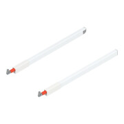 Blum TANDEMBOX Railing longitudinale (haut), pour tiroir avant, NL 450 mm, gauche/droite, pour TANDEMBOX intivo/antaro, pour TANDEMBOX antaro, blanc soyeux