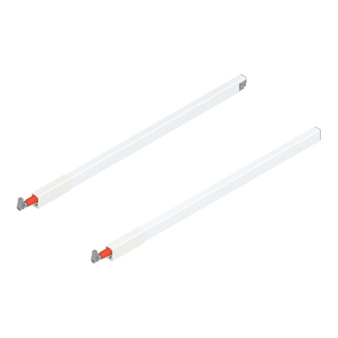 Blum TANDEMBOX barre longitudinale (supérieure), pour tiroir frontal, NL 550 mm, gauche/droite, pour TANDEMBOX intivo/antaro, pour TANDEMBOX antaro, blanc satiné