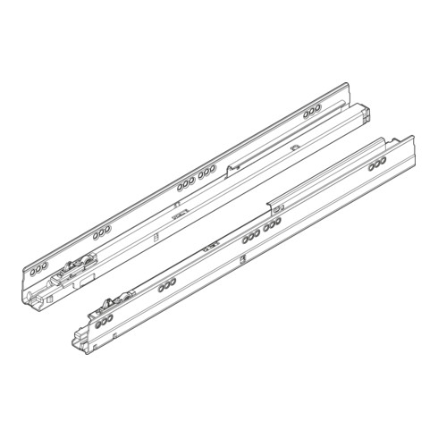 Blum rail de caisson TANDEMBOX BLUMOTION gauche/droite