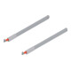 Blum TANDEMBOX Câble longitudinal (haut), pour tiroir frontal, NL 450 mm, gauche/droite, pour TANDEMBOX intivo/antaro, pour TANDEMBOX antaro, R9006 aluminium blanc
