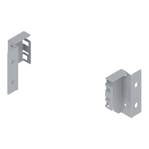 Blum TANDEMBOX support arrière en bois, hauteur M (96,5 mm), gauche/droite, R9006 aluminium blanc