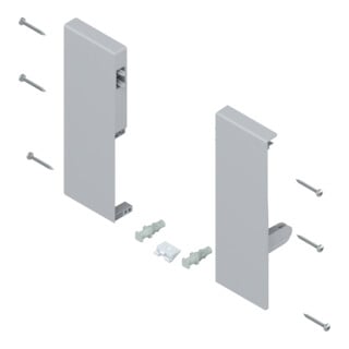 Blum TANDEMBOX Support avant, hauteur C, pour tiroir intérieur avec 1 rambarde, gauche/droite, pour TANDEMBOX antaro, gris blanc