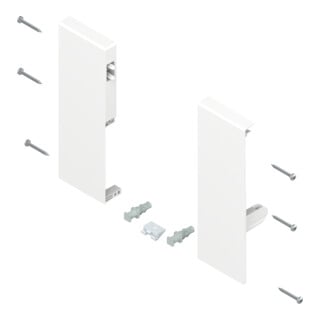 Blum TANDEMBOX Support avant, hauteur C, pour tiroir intérieur avec barre simple, gauche/droite, pour TANDEMBOX antaro, blanc soyeux
