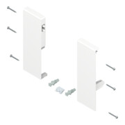 Blum TANDEMBOX support frontal, hauteur C, pour tiroir à l'anglaise avec tringle simple, gauche/droite, pour TANDEMBOX antaro, blanc soie