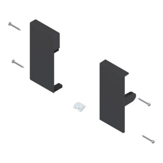 Blum TANDEMBOX Support frontal, hauteur K, pour tiroir intérieur, gauche/droite, pour TANDEMBOX antaro, blanc soyeux