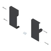 Blum TANDEMBOX Support frontal, hauteur K, pour tiroir intérieur, gauche/droite, pour TANDEMBOX antaro, blanc soyeux