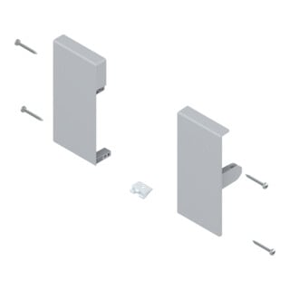 Blum TANDEMBOX Support frontal, hauteur K, pour tiroir intérieur, gauche/droite, pour TANDEMBOX antaro, gris blanc