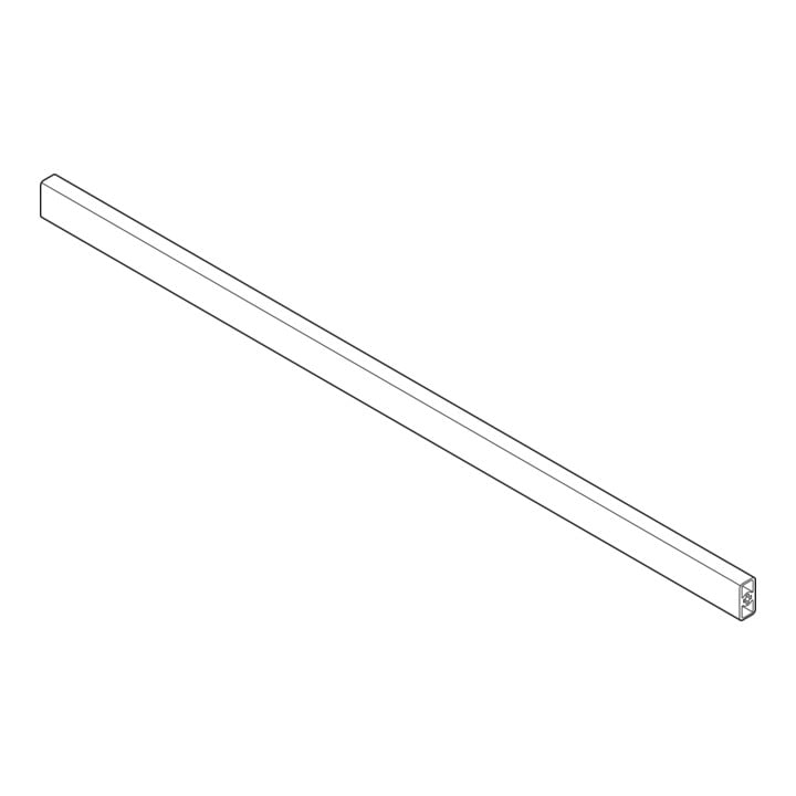 Blum TANDEMBOX Traverse transversale, pour tiroir intérieur, jusqu'à KB=1200 mm, longueur=1046,3 mm, à couper, pour TANDEMBOX intivo/antaro, blanc soyeux