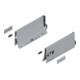 Blum TANDEMBOX Zarge, Höhe K 115 mm, NL 270 mm, links/rechts, für TANDEMBOX antaro, R9006 weissaluminium