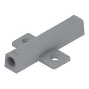 Blum TIP-ON Adapterplatte für Türen, Langversion, Schrauben, R7036 platingrau