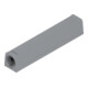 Blum TIP-ON plaque adaptatrice pour portes, version longue, avec vis, R7036 gris métallisé-1