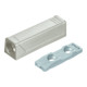Blum TIP-ON Plaque d’adaptation pour portes, version courte, avec vis, nickelé-3
