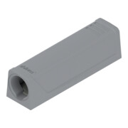 Blum TIP-ON plaque d’adaptation pour portes, version courte, vis, R7036 gris plaqué