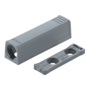 Blum TIP-ON plaque d’adaptation pour portes, version courte, vis, R7036 gris plaqué-3
