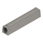 Blum TIP-ON Plaque d'adaptation pour portes, version longue, avec vis, nickelée