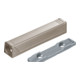 Blum TIP-ON Plaque d'adaptation pour portes, version longue, vis, nickel laqué-3