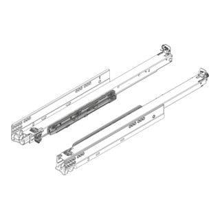 Blum Vollauszug für Holzschubkasten MOVENTO für TIP-ON BLUMOTION 40 kg Nennlänge 350 mm für Kupplung links/rechts