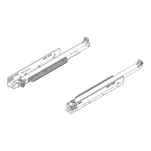 Blum Vollauszug für Holzschubkasten MOVENTO mit BLUMOTION 60 kg Nennlänge 500 mm für Kupplung links/rechts