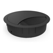 BMB EXIT R, Ø80mm, schwarz Kabeldurchlass, H: 21mm