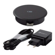 BMB WLC Point 15, 15W, Ø80mm schwarz kabelloses Laden