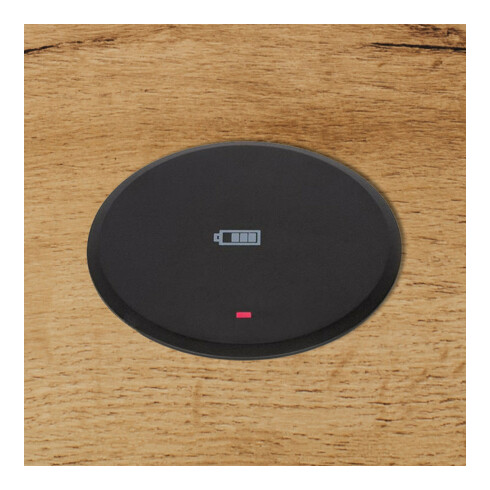 BMB WLC Point 15, 15W, Ø80mm schwarz kabelloses Laden