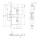 BMH PA-Einsteckschloss , 1759,PZW72/9,D65, F24x235rd,PAF-E ausw.-4