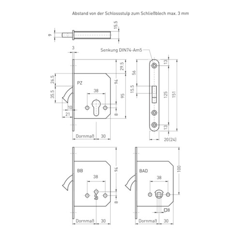 BMH ZT-Schiebe,168,PZ,D55,F20