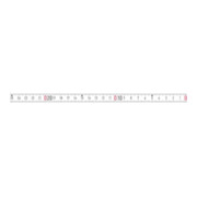 BMI Nastro di misurazione bianco autoadesivo 5 m x 13 mm RNL-SK