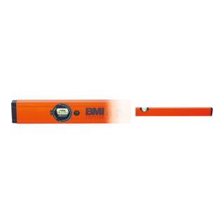BMI Livella a bolla in metallo leggero con magnete e livella ad angolo, L=500mm