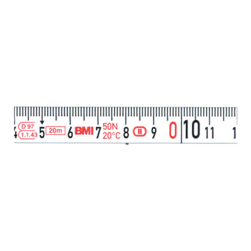 Mètre à ruban en acier Flextop de BMI