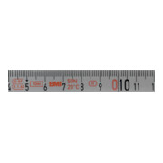 BMI Mètre ruban en acier inoxydable, en capsule, 30 m