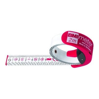 BMI Mètre ruban BMImeter 3m x 16mm blanc