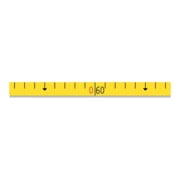BMI Rahmenbandmaß ERGOLINE L.30m Band-B.13mm Acm EG II Alu.gelb Glasfaser-4