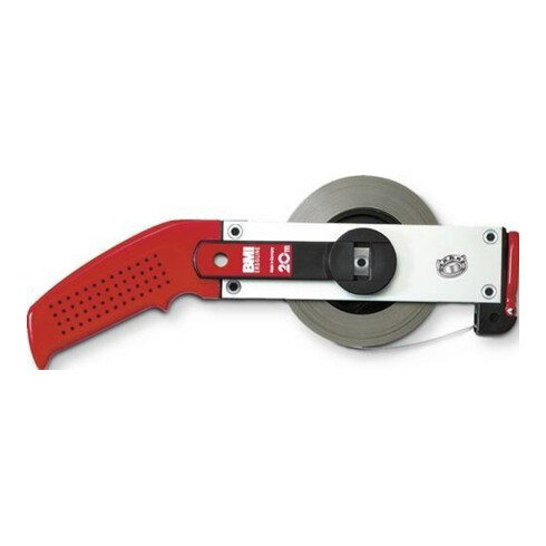 BMI Rahmenbandmaß ERGOLINE L.30m Band-B.13mm B mm/cm EG II Alu.weiß Stahlmaßband