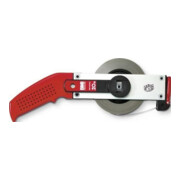 BMI Rahmenbandmaß ERGOLINE L.30m Band-B.13mm B mm/cm EG II Alu.weiß Stahlmaßband