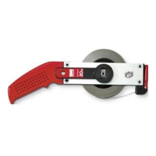 BMI Rahmenbandmaß ERGOLINE L.30m Band-B.13mm B mm/cm EG II Alu.weiß Stahlmaßband