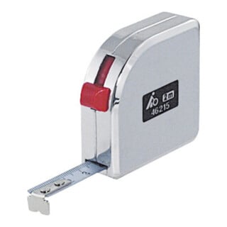 BMI Rollbandmaß, weiß, in Metallgehäuse, 3 m