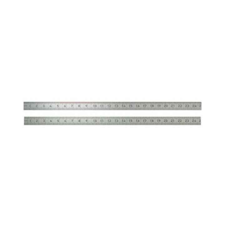 BMI Stahlmaßstab 962 L.300mm Q.13x0,5mm 1/2mm-1/1mm biegsam rostfrei