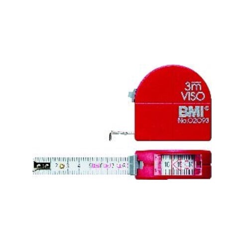 BMI Taschenbandmass m.Sichtf. 3mx16mm m.Zirkel